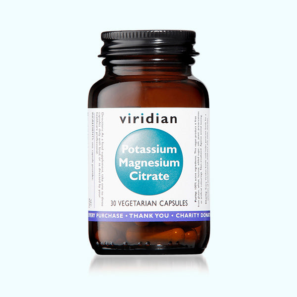 Viridian Potassium (99mg) Magnesium Citrate (50mg) - 30 Veg Caps