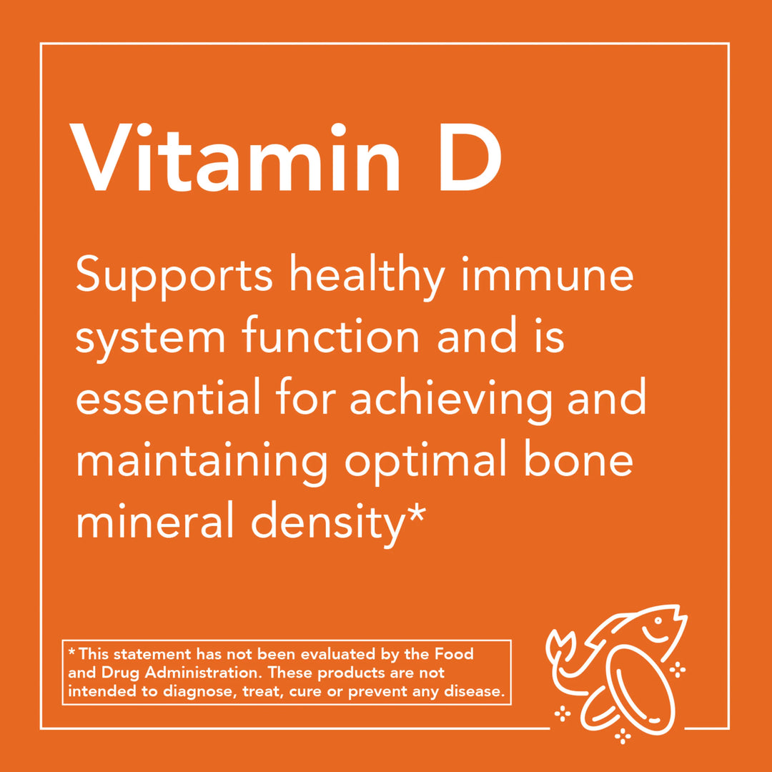 NOW Foods Vitamin D-3 1000 IU - 180 Softgels