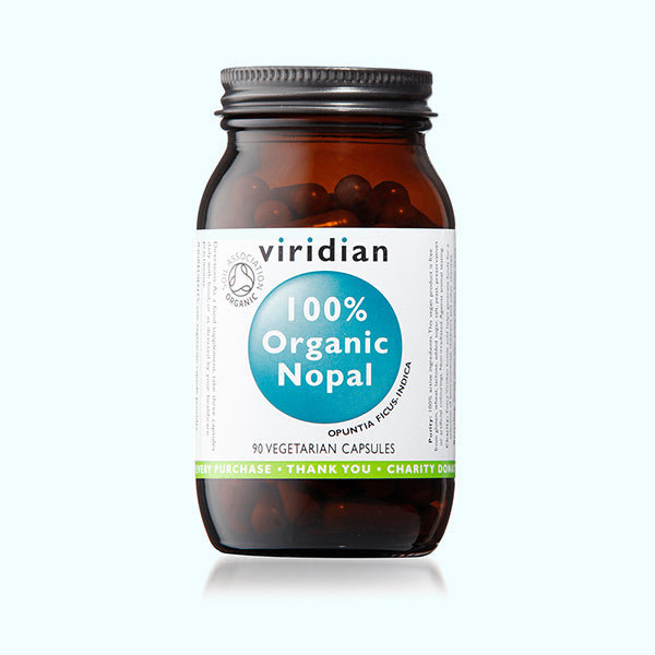 Viridian Nopal 500mg Organic - 90 Veg Caps