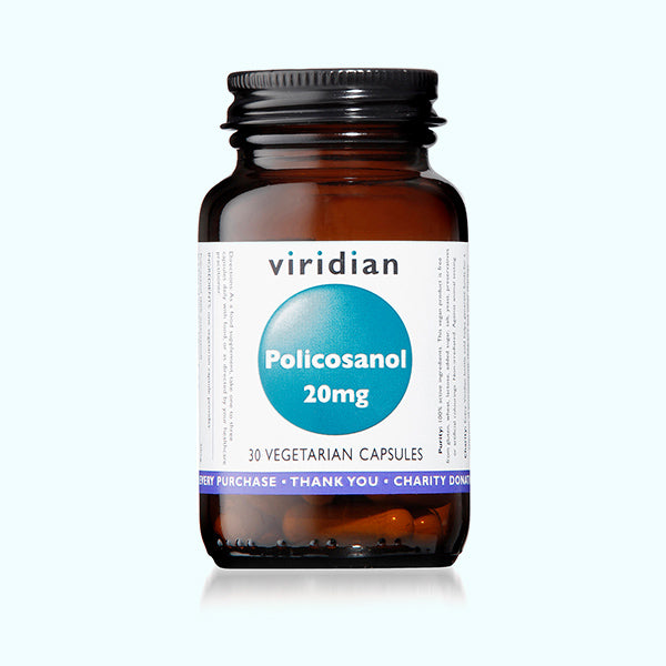 Viridian Policosanol 20mg - 30 Veg Caps