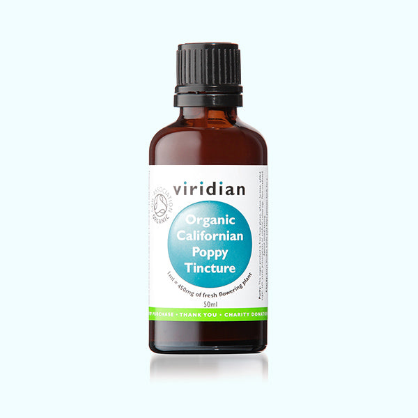 Viridian Organic California Poppy Tincture - 50ml