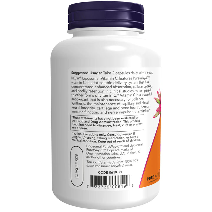 NOW Foods Liposomal Vitamin C - 120 Veg Capsules