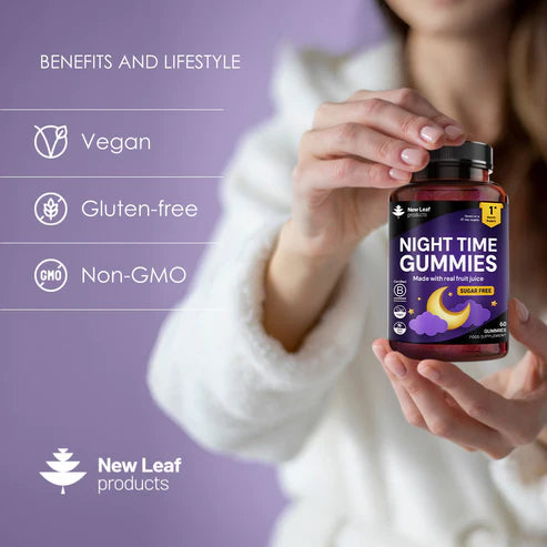 New Leaf Night Time Gummies - 60 Gummies