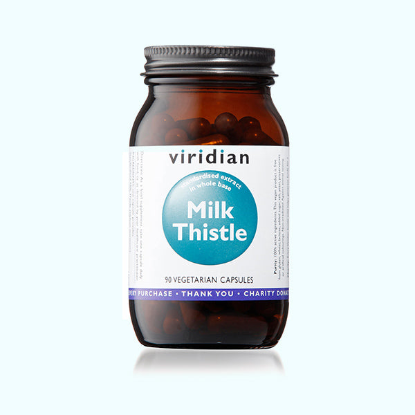 Viridian Milk Thistle Herb and Seed Extract - 90 Veg Caps