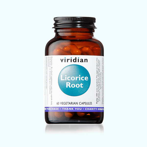 Viridian Licorice Root Extract 250mg - 60 Veg Caps