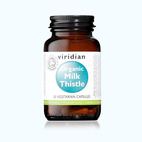 Viridian Organic Milk Thistle 400mg - 30 Veg Caps