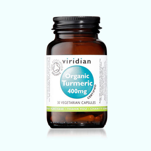 Viridian Organic Turmeric 400mg - 30 Veg Caps