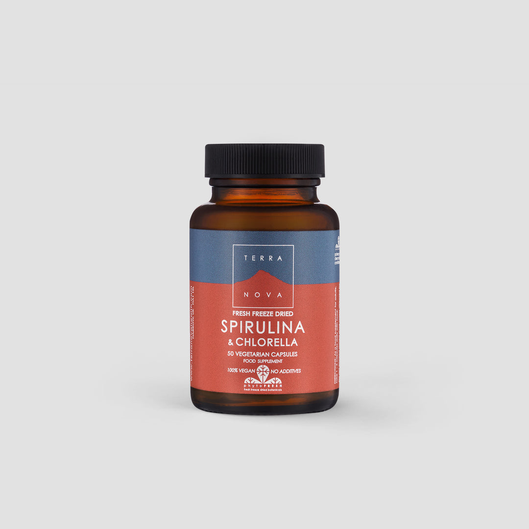 Terranova Spirulina & Chlorella | 50 Capsules