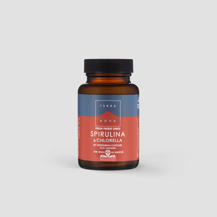 Terranova Spirulina & Chlorella | 50 Capsules