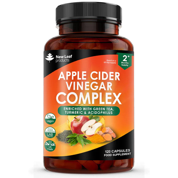 New Leaf Apple Cider Vinegar Complex - 120 Capsules