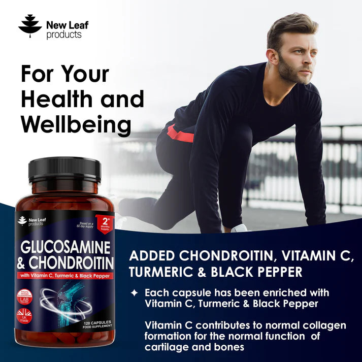 New Leaf Glucosamine & Chondroitin - 120 Capsules