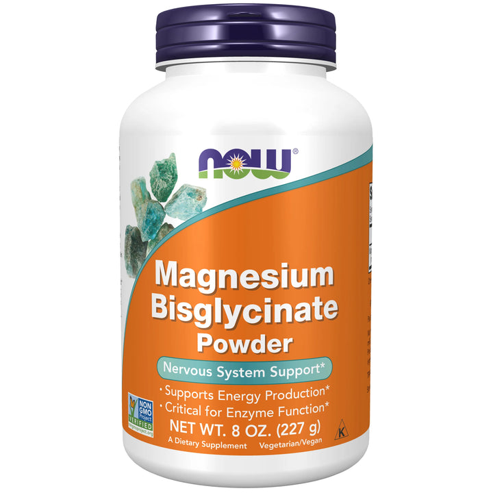 NOW Foods Magnesium Bisglycinate Powder - 227g
