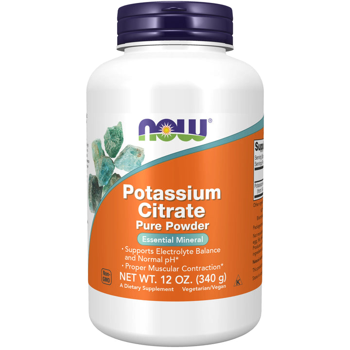 NOW Foods Potassium Citrate Powder - 340g