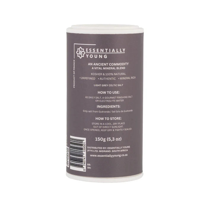 Essentially Young Celtic Salt Fine 150g Shaker