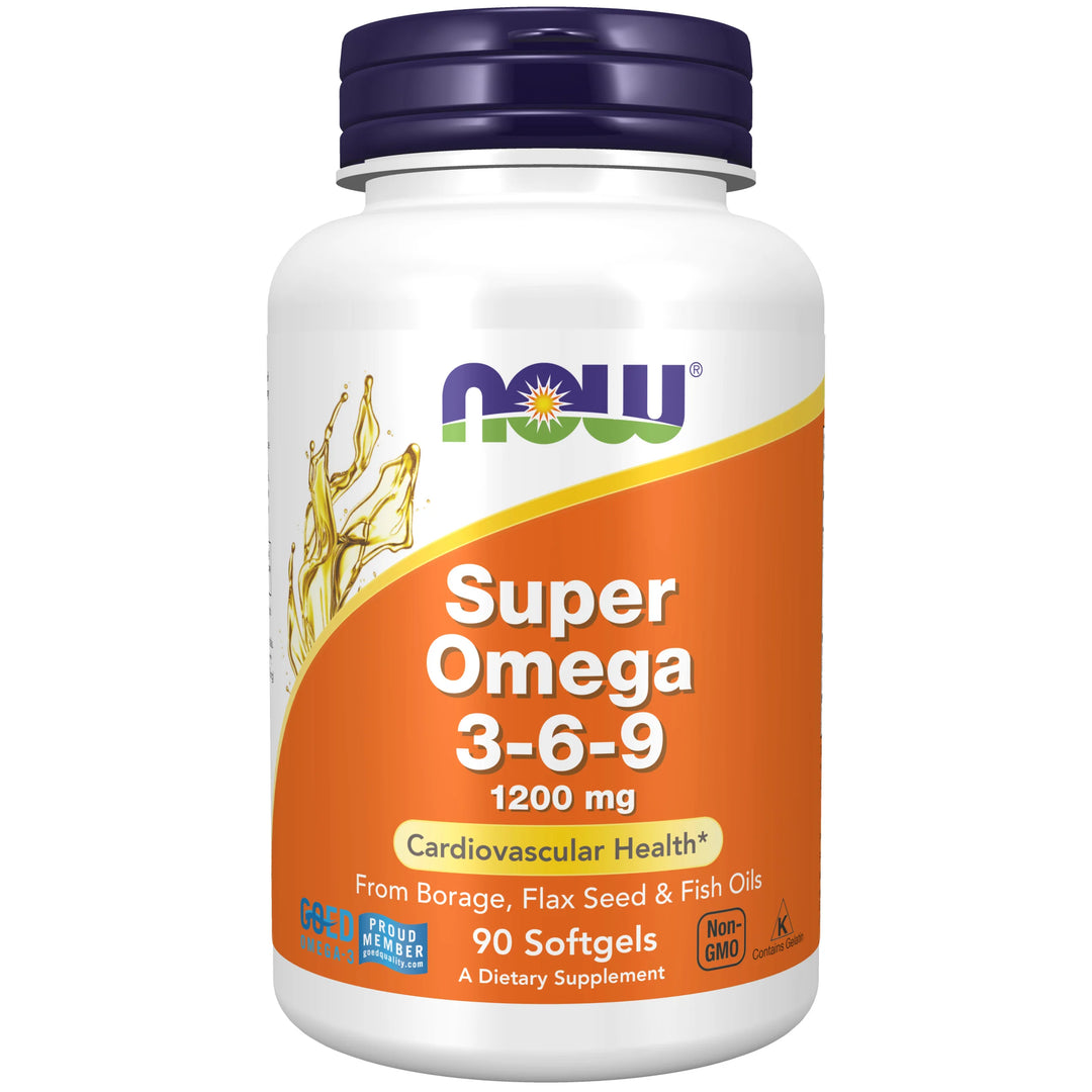 NOW Foods Super Omega 3-6-9 1200 mg - 90 Softgels