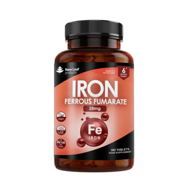 New Leaf Iron Ferrous Fumarate - 365 Tablets