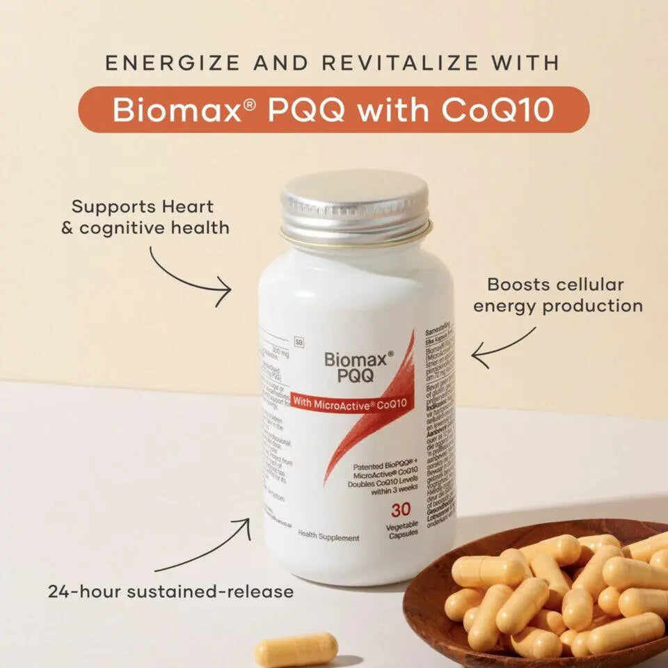 Coyne Biomax® PQQ with CoQ10 | 30 Capsules