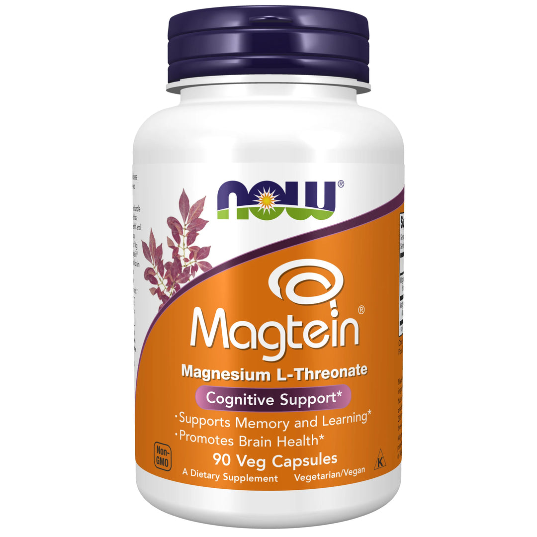 NOW Foods Magtein - 90 Veg Capsules