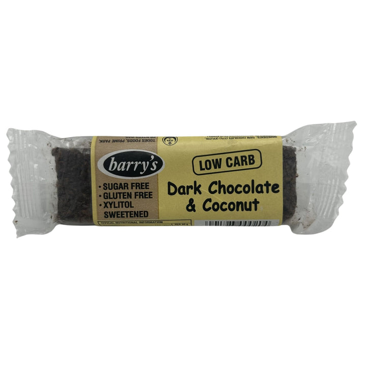 Barry's Bars - Low Carb Dark Chocolate & Coconut -60g