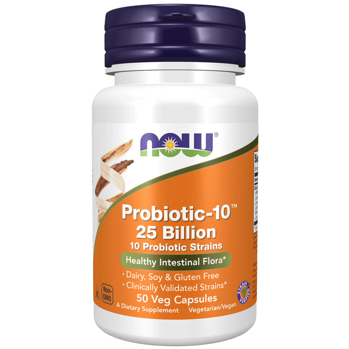 NOW Foods Probiotic-10 25 Billion - 50 Veg Capsules