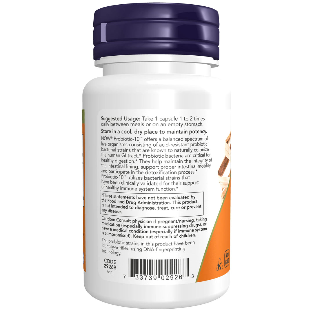 NOW Foods Probiotic-10™ 25 Billion - 30 Veg Capsules