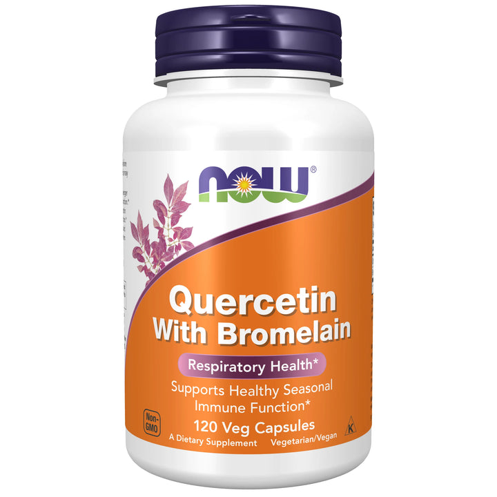 NOW Foods Quercetin with Bromelain - 120 Veg Capsules