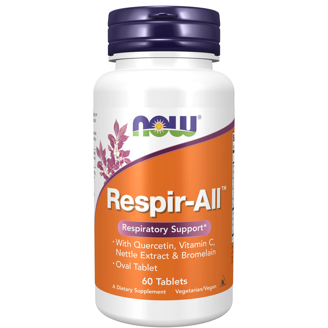 NOW Foods Respir All - 60 Tablets
