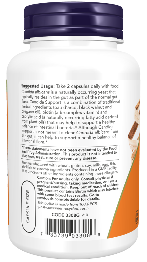 NOW Foods Candida Support - 90 Veg Capsules