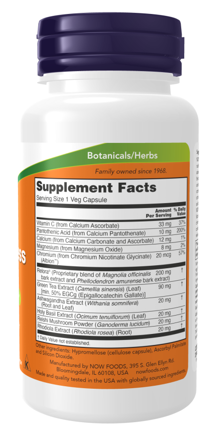 NOW Foods Adrenal Stress Support - 90 vcaps