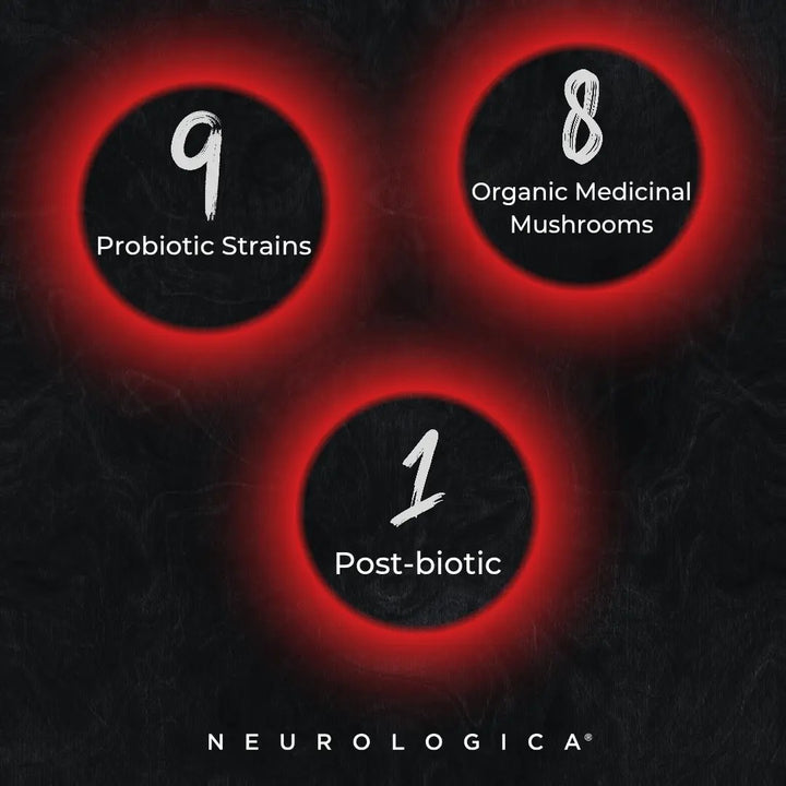 Neurologica Mushroom Nootropic TITAN - Gut-Brain Connection