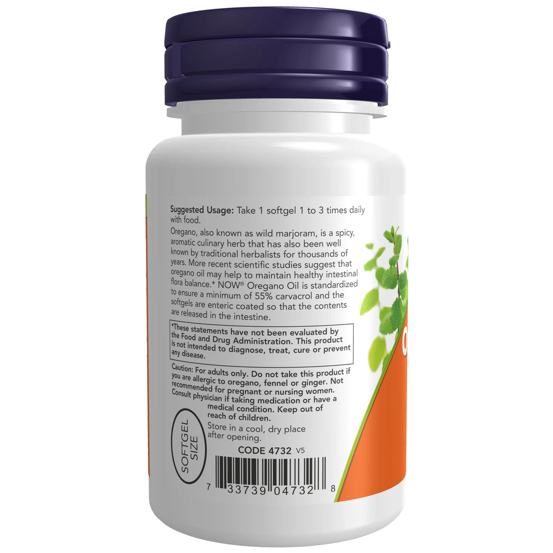 NOW Foods Oregano Oil - 90 Softgels