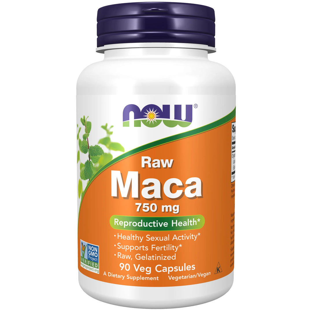 NOW Foods Maca 750mg Raw - 90 Veg Capsules