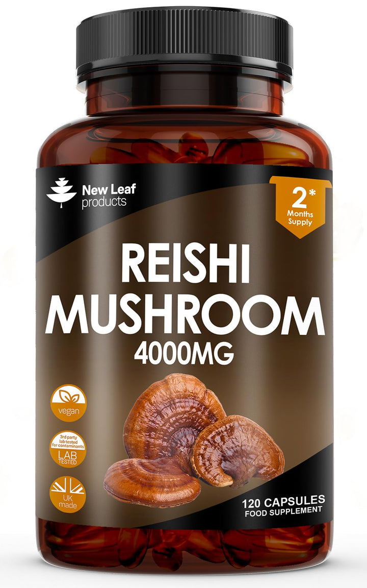 New Leaf Reishi Mushroom - 120 Capsules