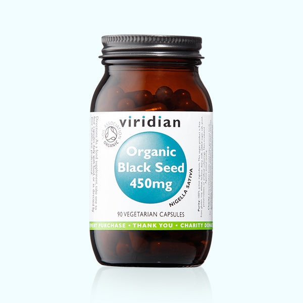 Viridian Organic Black Seed 450mg  - 90 Veg Caps