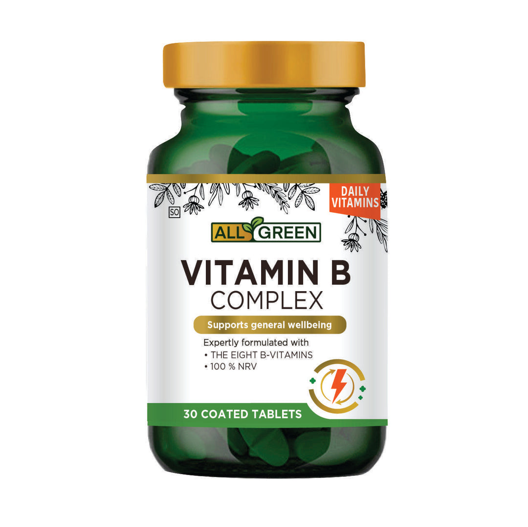 All Green Mega Vitamin B Complex 30 Tablets