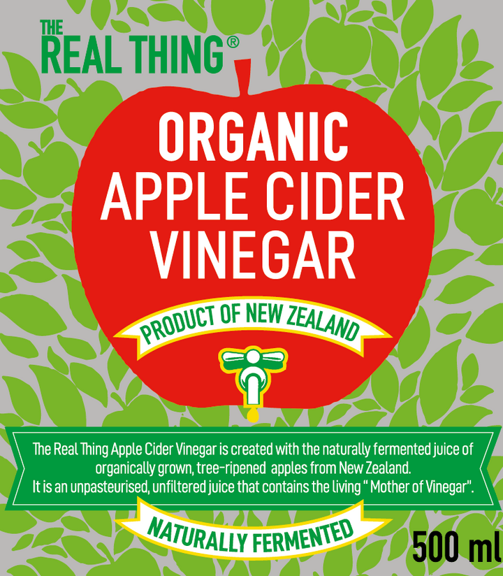 The Real Thing Apple Cider Vinegar 500ml