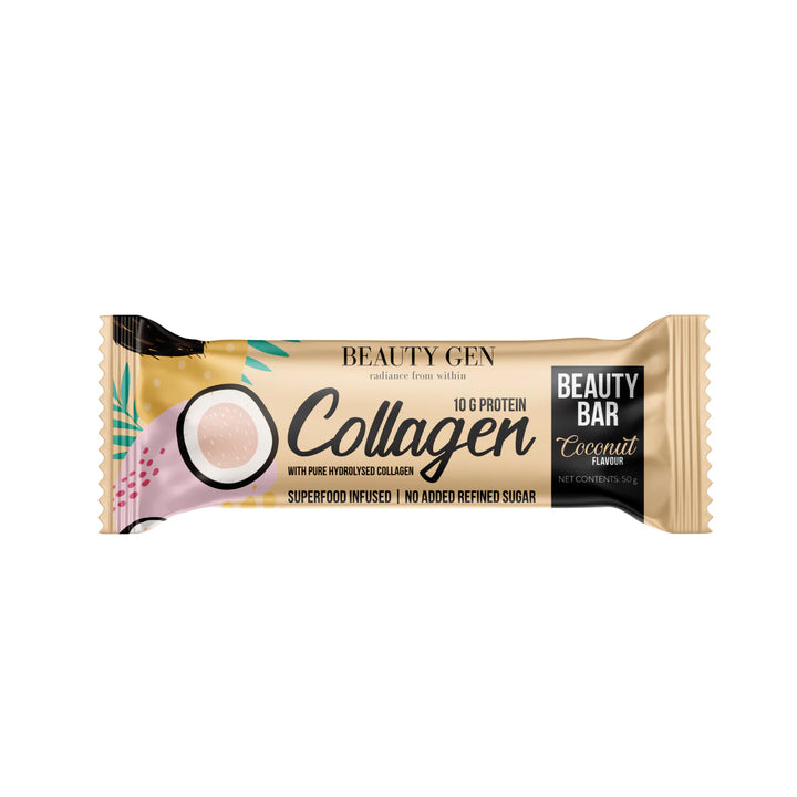 Beauty Gen® Collagen Beauty Protein Bar | Coconut - 12 Bars Box