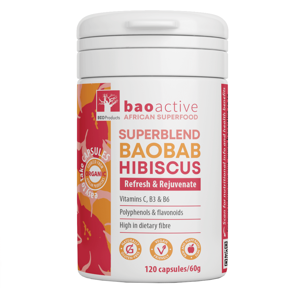 BaoActive Baobab Hibiscus 120 Capsules