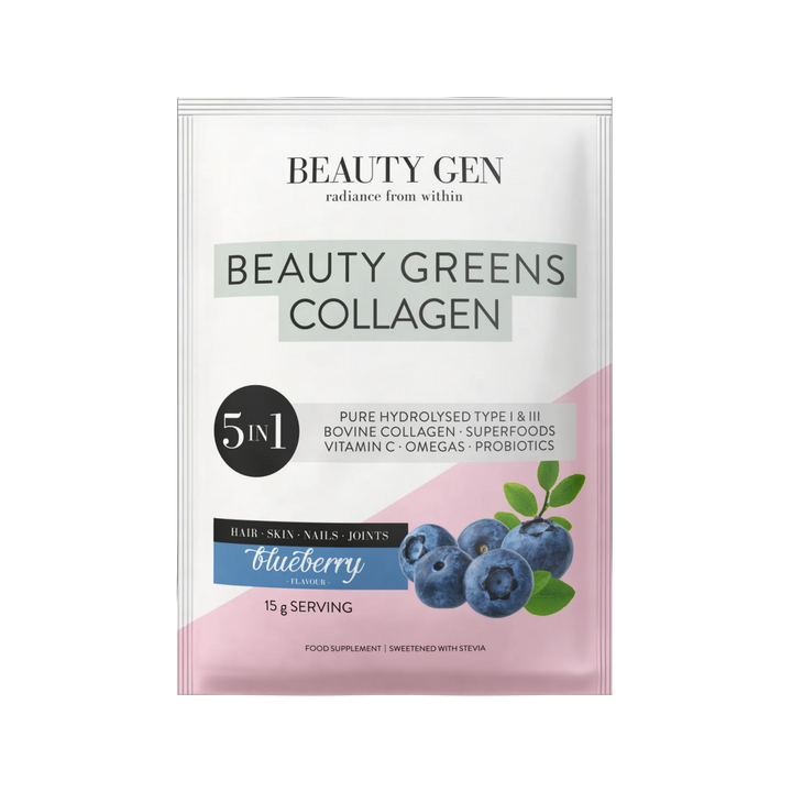 Beauty Gen® Beauty Greens® Collagen | Blueberry - 20 Sachets