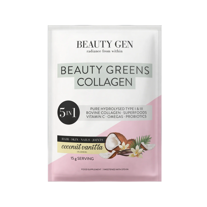 Beauty Gen® Beauty Greens® Collagen | Coconut Vanilla - 20 Sachets