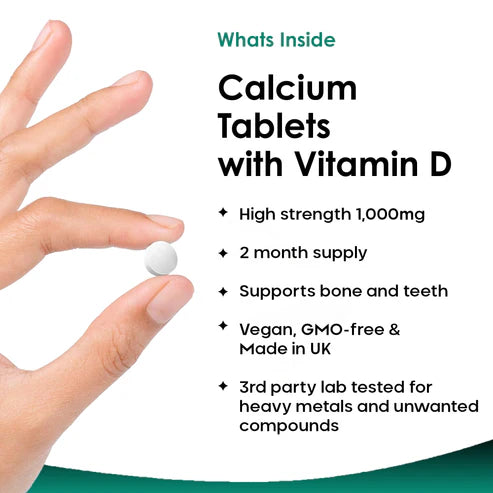 New Leaf Calcium with Vitamin D - 120 Tablets