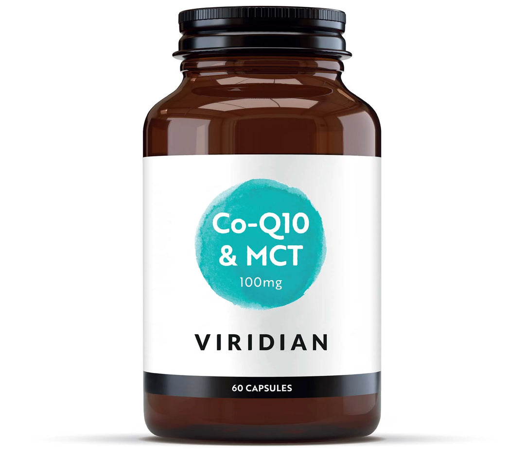 Viridian Co-enzyme Q10 100mg with MCT - 60 Veg Caps