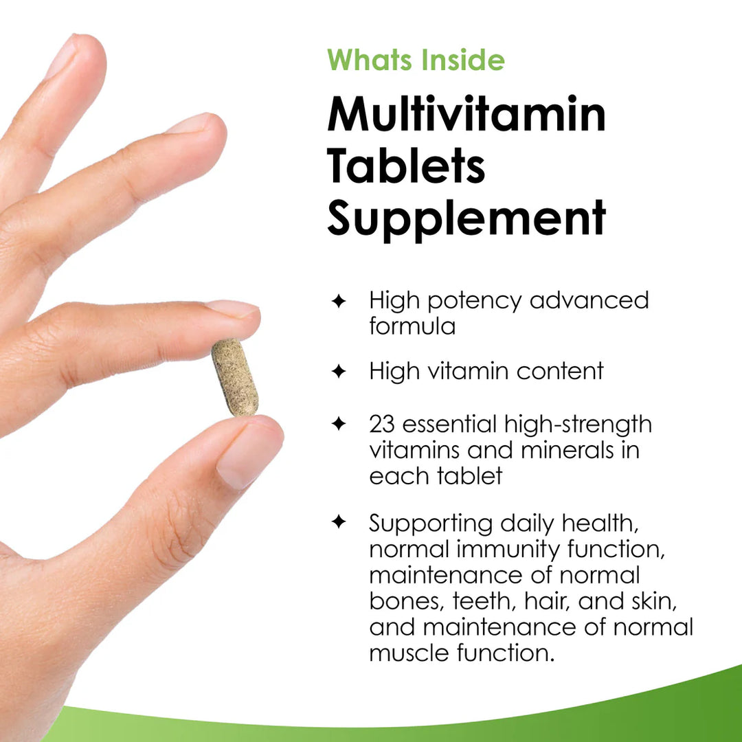 New Leaf Multivitamin Plus Iron - High strength - 90 Tablets