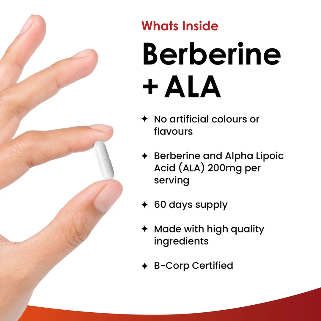 New Leaf Berberine with ALA and Green Tea Extract - 120 Capsules