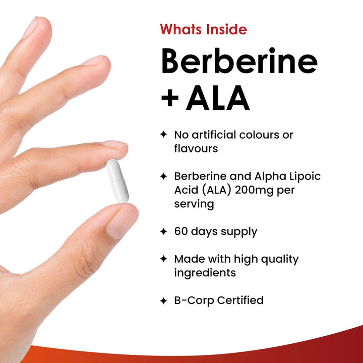 New Leaf Berberine with ALA and Green Tea Extract - 120 Capsules