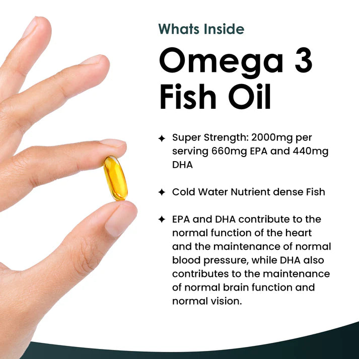 New Leaf Omega-3 Fish Oil 660/440 EPA DHA - 180 Softgels