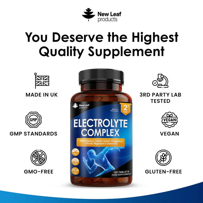 New Leaf Electrolytes Complex - 120 Tablets