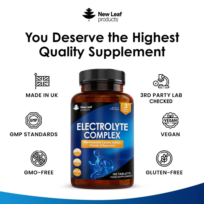 New Leaf Electrolytes Complex - 180 Tablets