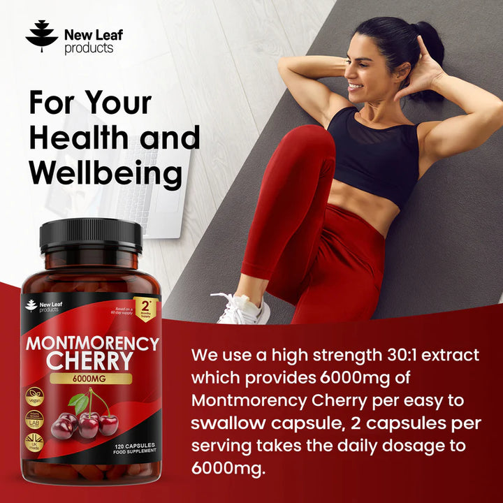 New Leaf Montmorency Cherry - 120 Capsules