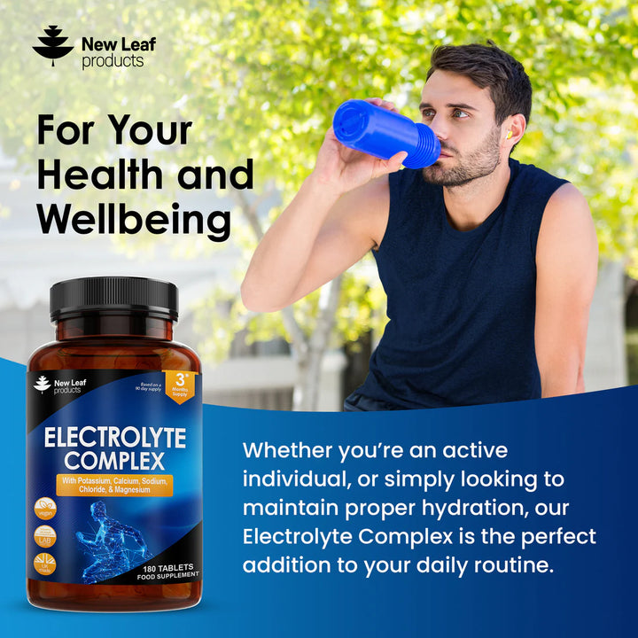 New Leaf Electrolytes Complex - 180 Tablets